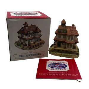 Liberty Falls Pony Express Station Village Americana Collection AH16 VTG 1992